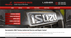 Desktop Screenshot of lasherisuzu.com