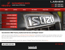 Tablet Screenshot of lasherisuzu.com